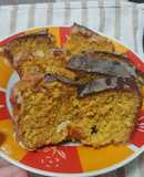 Budín de mandarina y coco (reducido en calorías)