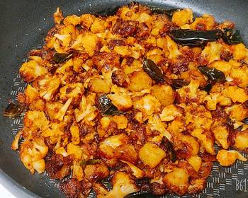 Best Recipe Cauliflower Potato Fry Delicious Perfect