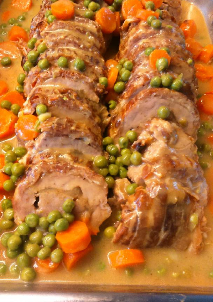 Una foto de Solomillo de cerdo relleno