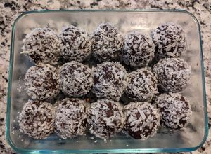 Una foto de Trufas de chocolate y nueces