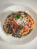 Spaghetto quadrato con fagiolini Occhipinti e Cacioricotta