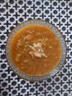 عکسی از دستور سوپ جو با آرد برنج