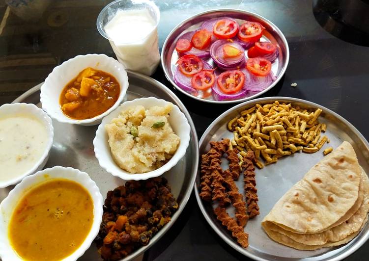 Step-by-Step Guide to Prepare Perfect Birthday special Thali | The Best Food|Simple Recipes for Busy Familie