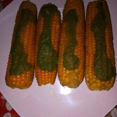 A picture of Masaledar boiled sweet 🌽 corn.