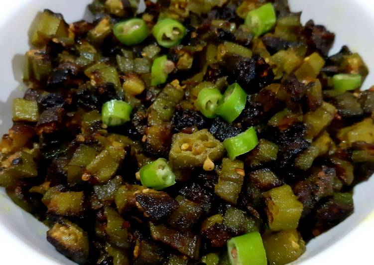 Recipe of Perfect Crunchy bhindi Cooking Basics for Beginners
