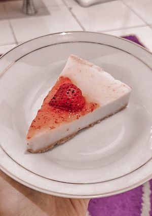 Foto resep Strawberry roti tawar cheesecake
