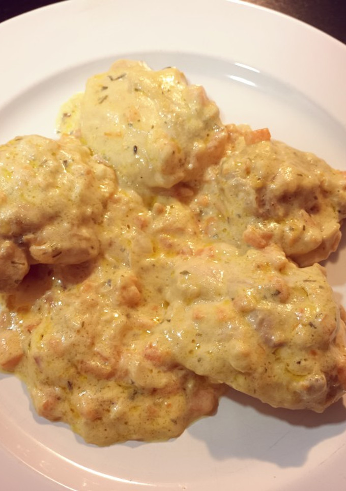 Una foto de Pollo con zanahoria a la mostaza