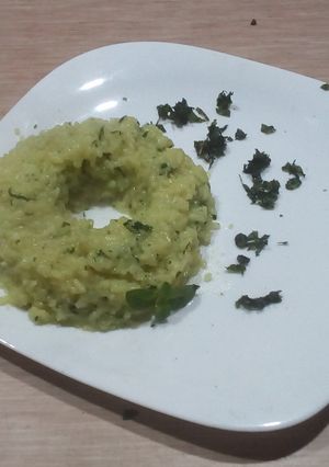 Una foto de Arroz con menta