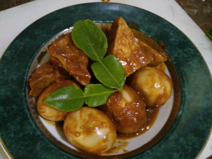 Cara Gampang Menyiapkan Tahu, telur bumbu bali Anti Gagal