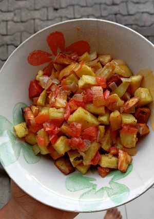 A picture of Super Easy Vegan Potato Skillet❤.