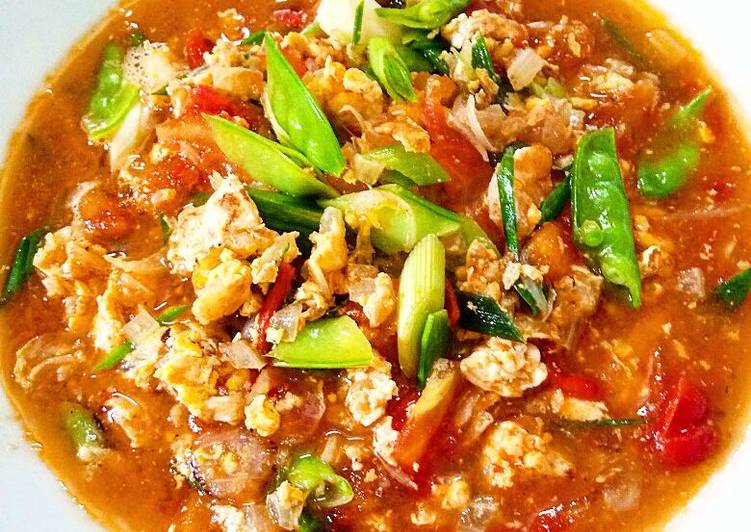 Anti Ribet, Bikin Tomato egg soup Anti Gagal