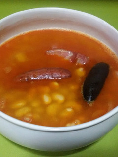 Una foto de Fabada asturiana con thermomix