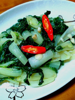 蒜末快炒奶油白菜 的食譜成品照片
