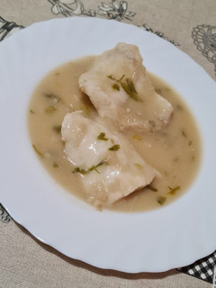 Una foto de Merluza en salsa