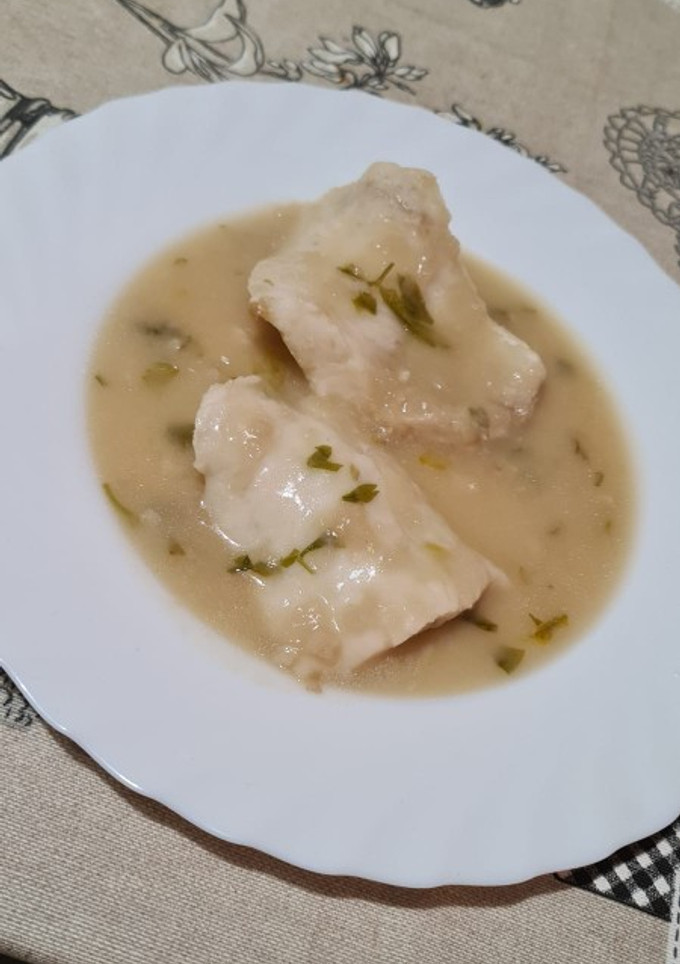 Una foto de Merluza en salsa