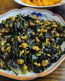 Ốc xào lá lốt tía tô