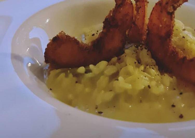 Risoto de Camarão com Açafrão - Tudogosreceitas