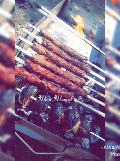 صورة لوصفة كباب على الفحم