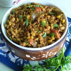 A picture of Matkichi Usal (Moth Beans Vegetable).