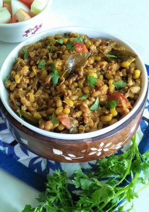 A picture of Matkichi Usal (Moth Beans Vegetable).