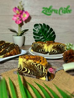 Foto resep Zebra Cake putih Telur