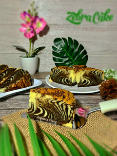 Foto resep Zebra Cake putih Telur