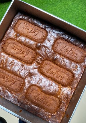 Foto resep Lotus Biscoff Blondie