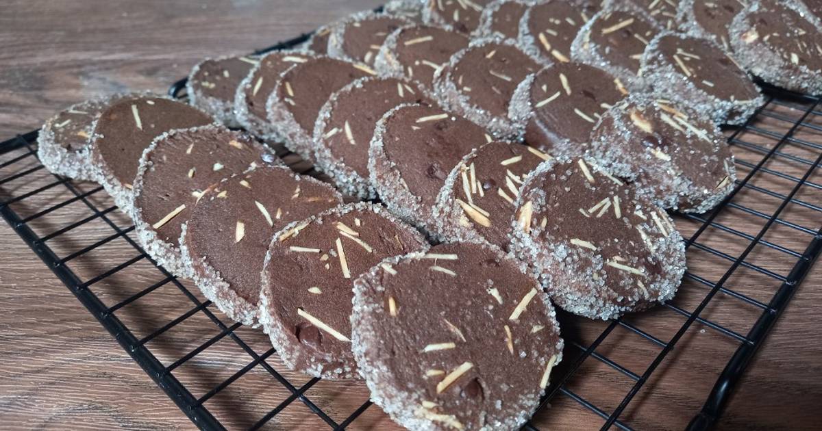 Resep Choco Almond Cookies Oleh Erika Amelya Dapur Kirey Cookpad