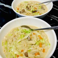 A picture of Creamy Pork Sopas.