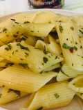 PENNE RIGATI AL 🧄AJO🧄 Y OLIVA 🤩😋🤗🤗😋🤗 by @Sueli❤️🍝😋🤩