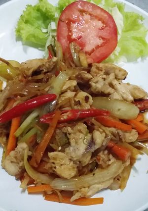 รูปของ ไก่ผัดขิง