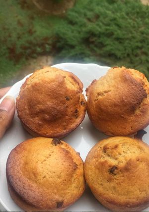 A picture of Healthy Banana muffins.