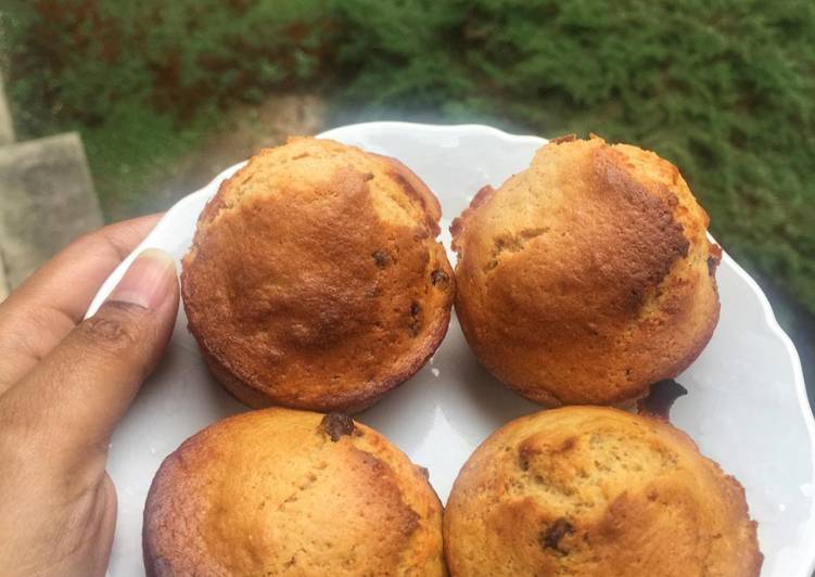 Easiest Way to Prepare Any-night-of-the-week Healthy Banana muffins