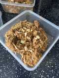 Bezglutenowe nudle z mięsem Teriyaki i sosem dyniowo- orzechowym