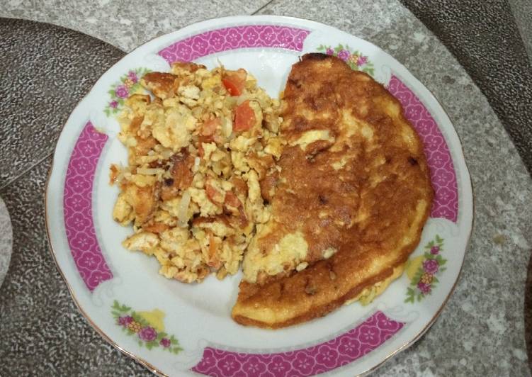 Dadar & Orak Arik Tahu Telur