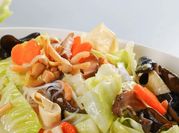 A picture of stir fried pechay ( napa cabbage