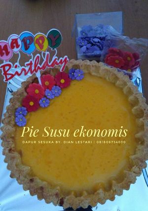 Foto resep Pie Susu ekonomis