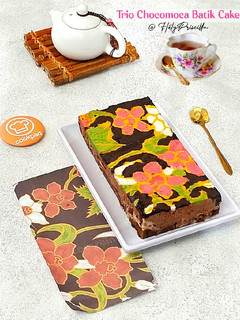 Foto resep Trio Chicomoca Batik Cake