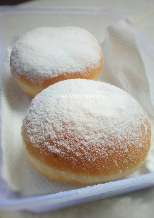 Foto resep Donat empuk,ekonomis. killer soft bread 1x proofing