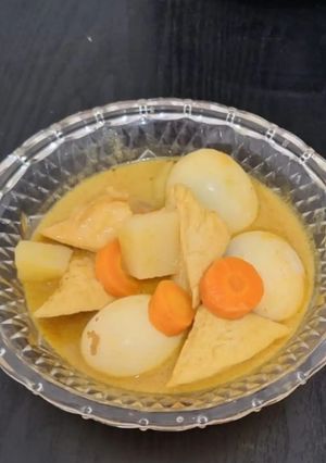 Foto resep Kare Telur Tahu Wortel Kentang