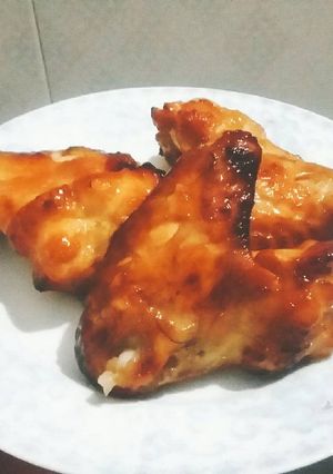 Hình của món Cánh gà nướng cay Hàn Quốc.