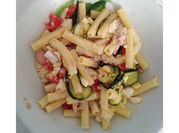 Una foto di pasta fredda