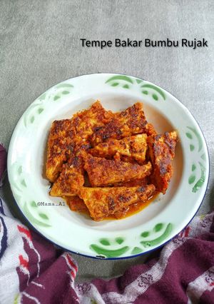 Foto resep Tempe bakar bumbu rujak