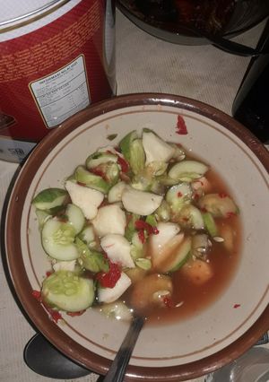 Foto resep Receuh asinan timun bengkuang