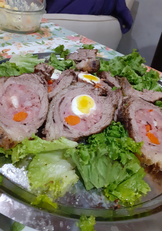 Una foto de Colita de cuadril rellena
