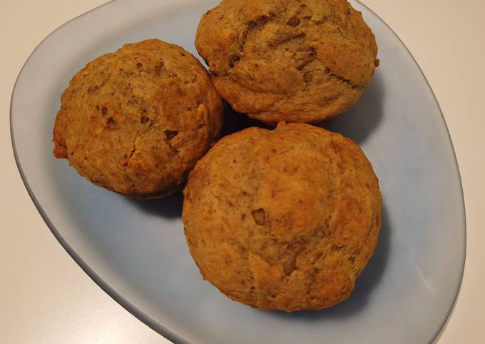 Recipe of Gordon Ramsay Banana Flaxseed Muffins (NO SUGAR)