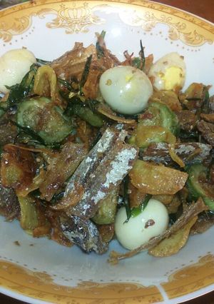 Foto resep Sambal ijo ikan asin tawar