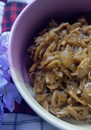 Foto resep Ayam jamur suwir saus tiram