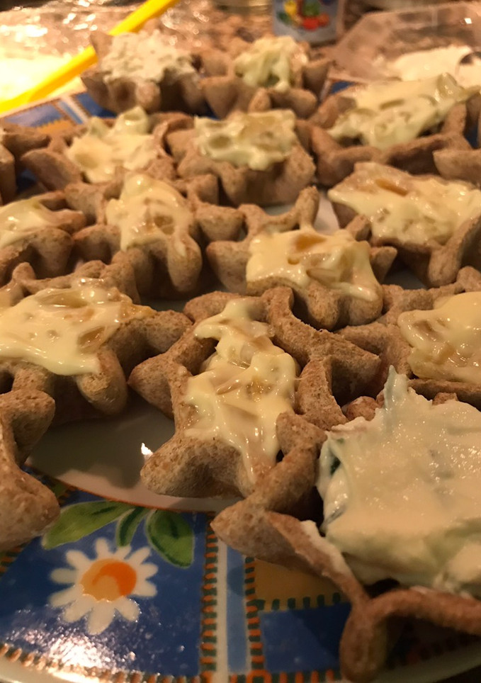 Una foto de Dips de tarteletas (cuatro sabores)