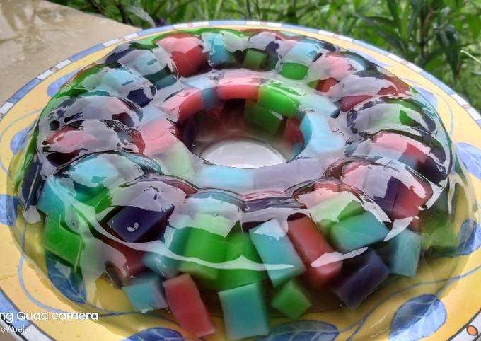 Resep Puding Kaca Warna Warni Oleh Roro Woelan Cookpad
